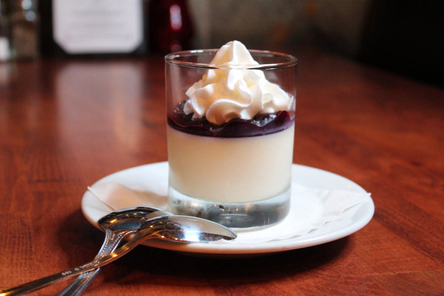 Blueberry Lemon Panna Cotta