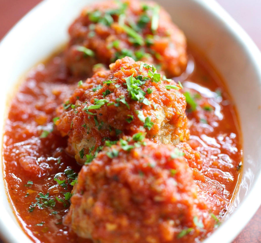 house-made meatballs with marinara