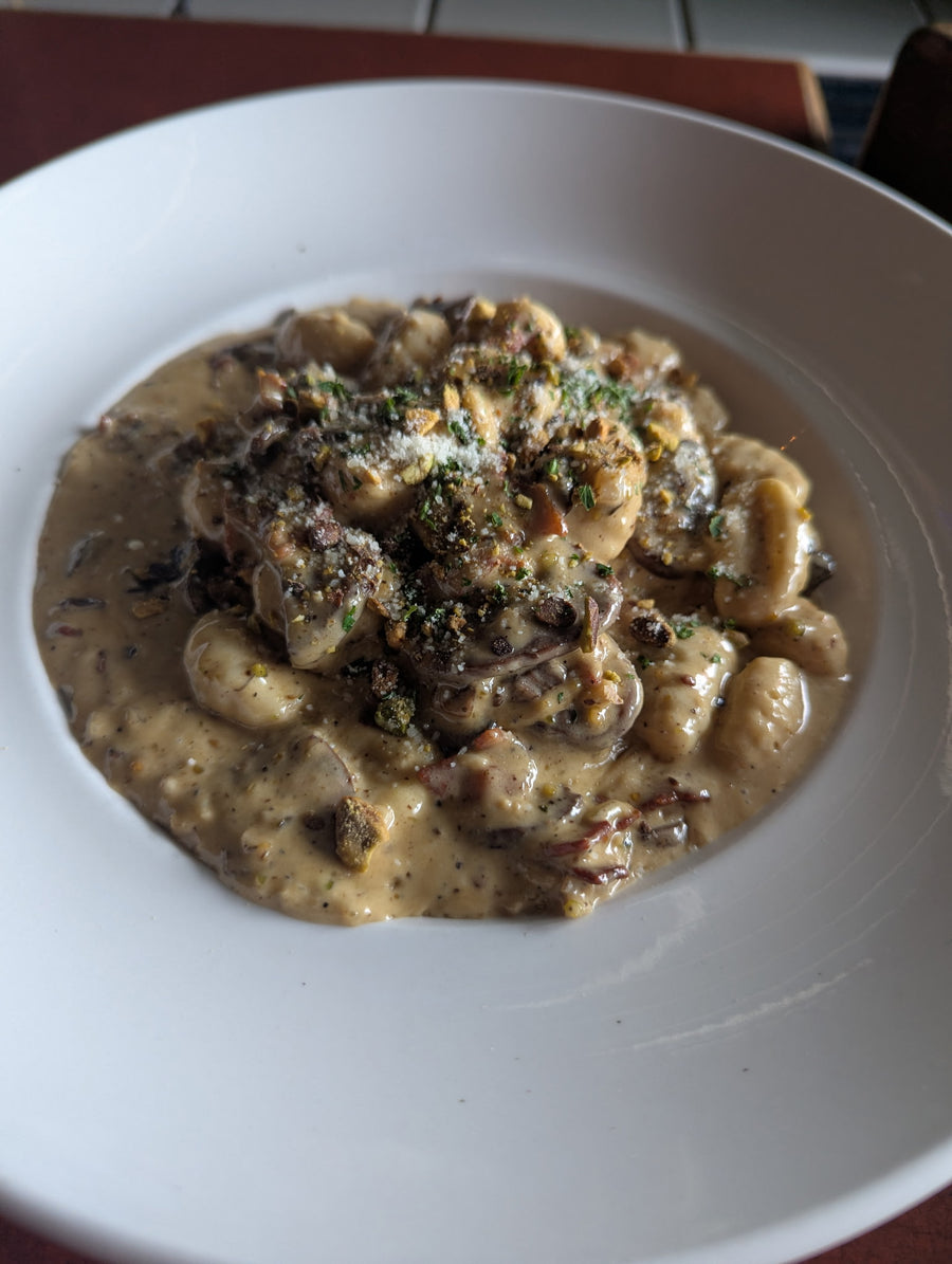 pistachio gnocchi
