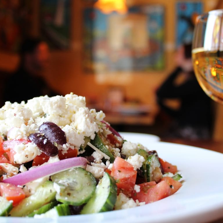 Delicious Greek Salad Awaits